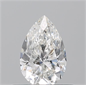 Diamante Natural 0.50 quilates, De pera , Color G, claridad VS2 y certificado GIA