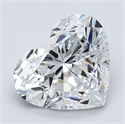 Natural Diamond 3.23 Carats, Heart with  Cut, D Color, VS2 Clarity and Certified by GIA