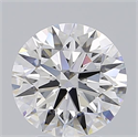 Lab Grown Diamond 3.04 Carats, Round with Ideal Cut, D Color, IF Clarity and Certified by IGI