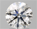 Natural Diamond 2.00 Carats, Round with Excellent Cut, H Color, VVS2 Clarity and Certified by GIA