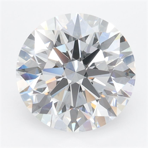 Picture of Lab Grown Diamond 3.10 Carats, Round with Ideal Cut, D Color, VVS1 Clarity and Certified by IGI