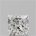 Natural Diamond 1.02 Carats, Princess with  Cut, G Color, VS1 Clarity and Certified by GIA