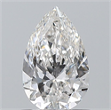 Diamante Natural 0.70 quilates, De pera , Color F, claridad VVS1 y certificado GIA