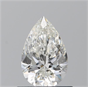Natural Diamond 0.70 Carats, Pear with  Cut, H Color, VVS2 Clarity and Certified by GIA