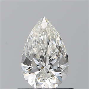 Picture of Natural Diamond 0.70 Carats, Pear with  Cut, H Color, VVS2 Clarity and Certified by GIA