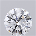 Lab Grown Diamond 3.03 Carats, Round with Ideal Cut, E Color, IF Clarity and Certified by IGI
