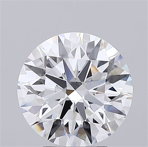 Picture of Lab Grown Diamond 3.03 Carats, Round with Ideal Cut, E Color, IF Clarity and Certified by IGI