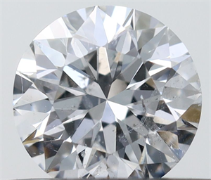Picture of Natural Diamond 0.40 Carats, Round with Excellent Cut, D Color, SI2 Clarity and Certified by IGI