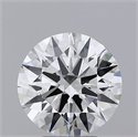 Lab Grown Diamond 3.61 Carats, Round with Ideal Cut, F Color, VVS2 Clarity and Certified by IGI