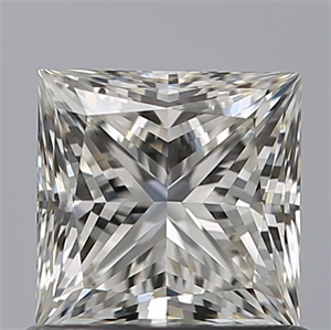 Picture of Natural Diamond 0.85 Carats, Princess with  Cut, G Color, VVS1 Clarity and Certified by IGI