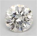 Natural Diamond 0.50 Carats, Round with Excellent Cut, J Color, SI1 Clarity and Certified by GIA