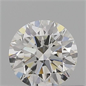 Diamante Natural 0.40 quilates, Redondo , Color H, claridad IF y certificado GIA