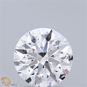 Picture of Natural Diamond 2.07 Carats, Round with Excellent Cut, E Color, VVS2 Clarity and Certified by GIA
