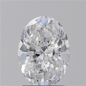 Foto Diamante Natural 2.20 quilates, Ovalado , Color D, claridad I1 y certificado GIA de
