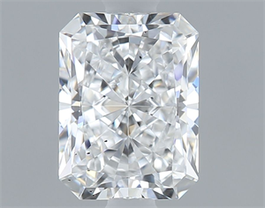Picture of Natural Diamond 0.81 Carats, Radiant with  Cut, E Color, SI1 Clarity and Certified by GIA