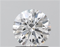 Lab Grown Diamond 1.11 Carats, Round with Ideal Cut, D Color, VVS2 Clarity and Certified by IGI