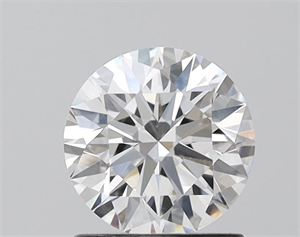 Picture of Lab Grown Diamond 1.11 Carats, Round with Ideal Cut, D Color, VVS2 Clarity and Certified by IGI