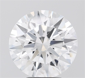 Picture of Lab Grown Diamond 5.04 Carats, Round with Ideal Cut, E Color, VVS1 Clarity and Certified by IGI