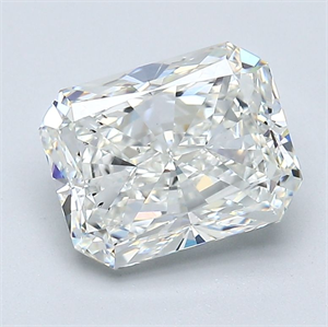 Foto Diamante Natural 2.52 quilates, Radiante , Color I, claridad SI1 y certificado GIA de