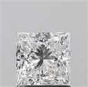 Diamante Natural 1.10 quilates, Princesa , Color E, claridad SI1 y certificado GIA