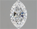 Natural Diamond 0.71 Carats, Marquise with  Cut, D Color, VVS1 Clarity and Certified by GIA