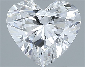 Picture of Natural Diamond 0.32 Carats, Heart with  Cut, E Color, VVS1 Clarity and Certified by GIA
