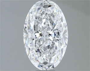 Picture of Natural Diamond 1.20 Carats, Oval with  Cut, D Color, VVS2 Clarity and Certified by GIA