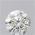 Natural Diamond 0.70 Carats, Round with Excellent Cut, G Color, SI1 Clarity and Certified by GIA