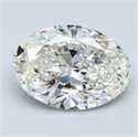 Natural Diamond 4.51 Carats, Oval with  Cut, I Color, VS1 Clarity and Certified by GIA