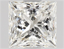 Natural Diamond 0.59 Carats, Princess with  Cut, I Color, VVS1 Clarity and Certified by GIA