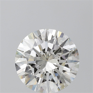 Picture of Natural Diamond 4.50 Carats, Round with Excellent Cut, J Color, IF Clarity and Certified by IGI