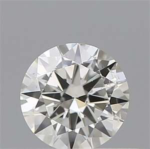 Picture of Natural Diamond 0.40 Carats, Round with Very Good Cut, J Color, SI1 Clarity and Certified by IGI