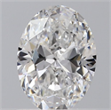 Natural Diamond 0.71 Carats, Oval with  Cut, E Color, VS1 Clarity and Certified by GIA
