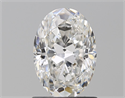 Natural Diamond 1.20 Carats, Oval with  Cut, F Color, VS1 Clarity and Certified by GIA
