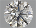 Natural Diamond 0.50 Carats, Round with Very Good Cut, L Color, VS2 Clarity and Certified by GIA