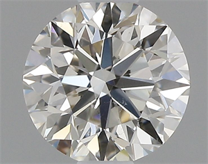 Picture of Natural Diamond 0.50 Carats, Round with Very Good Cut, L Color, VS2 Clarity and Certified by GIA