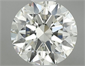 Natural Diamond 0.51 Carats, Round with Very Good Cut, L Color, VVS1 Clarity and Certified by GIA