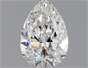 Natural Diamond 0.45 Carats, Pear with  Cut, G Color, VVS2 Clarity and Certified by GIA
