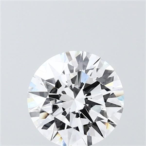 Picture of Lab Grown Diamond 1.51 Carats, Round with Excellent Cut, E Color, VVS2 Clarity and Certified by IGI