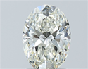 Natural Diamond 1.51 Carats, Oval with  Cut, H Color, VS2 Clarity and Certified by IGI