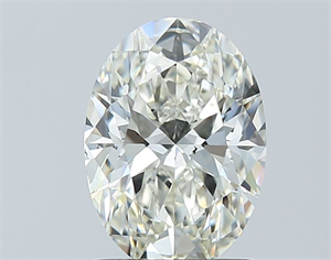 Picture of Natural Diamond 1.51 Carats, Oval with  Cut, H Color, VS2 Clarity and Certified by IGI