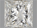 Natural Diamond 0.52 Carats, Princess with  Cut, H Color, VVS1 Clarity and Certified by GIA
