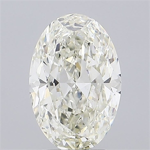 Foto Diamante Natural 3.02 quilates, Ovalado , Color K, claridad VS2 y certificado GIA de