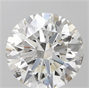 Lab Grown Diamond 5.77 Carats, Round with Ideal Cut, H Color, SI1 Clarity and Certified by IGI