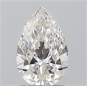 Natural Diamond 1.01 Carats, Pear with  Cut, H Color, VVS1 Clarity and Certified by GIA