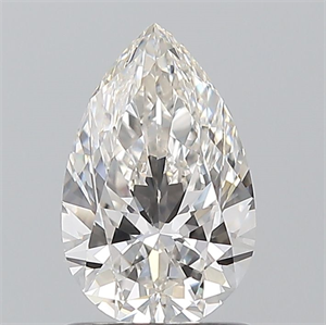 Picture of Natural Diamond 1.01 Carats, Pear with  Cut, H Color, VVS1 Clarity and Certified by GIA