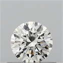 Diamante Natural 0.41 quilates, Redondo , Color I, claridad VVS1 y certificado GIA