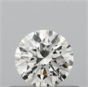 Diamante Natural 0.41 quilates, Redondo , Color I, claridad VVS1 y certificado GIA