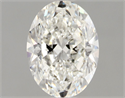 Natural Diamond 1.33 Carats, Oval with  Cut, H Color, VVS2 Clarity and Certified by GIA