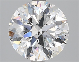 Picture of Natural Diamond 2.04 Carats, Round with Excellent Cut, D Color, SI2 Clarity and Certified by GIA
